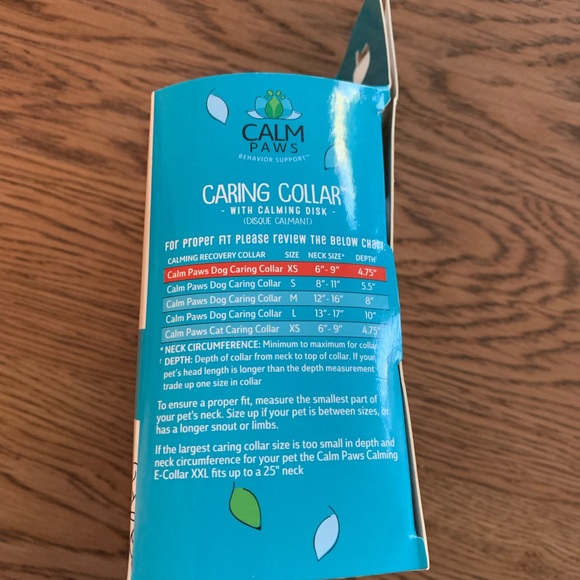 NWT Calm Paws Caring Collar XS - Picture 3 of 4